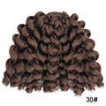 Ombre Braiding Hair Jumpy Wand Curl Crochet Braids Synthetic Crochet Hair Extension for Black Women Jamaican Bounce Curly Hair