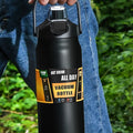 Outdoor Portable Thermos with Straw 304 Stainless Steel Thermal Mug Tumbler Cup Sports Vacuum Flasks Cold and Hot Water Bottle