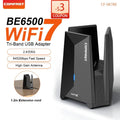COMFAST BE6500 Dual - Band WiFi 7 USB Adapter 6GHz 5G 2G Wireless Network Card USB3.0 Drive - Free Receiver for PC | SAMAG