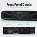 XLi 3500 Power Amplifier – Professional Audio DJ Equipment for Line Array Speakers Subwoofer Speakers Stage Wedding KTV Home Use