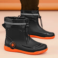Men's Rain Boots 2026 New Summer Kitchen Work Delivery Rider Slip-Resistant Waterproof Fishing Large Size Water Shoes