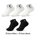 5 Pairs Socks Men Summer Ankle Running Cotton Breathable | SAMAG