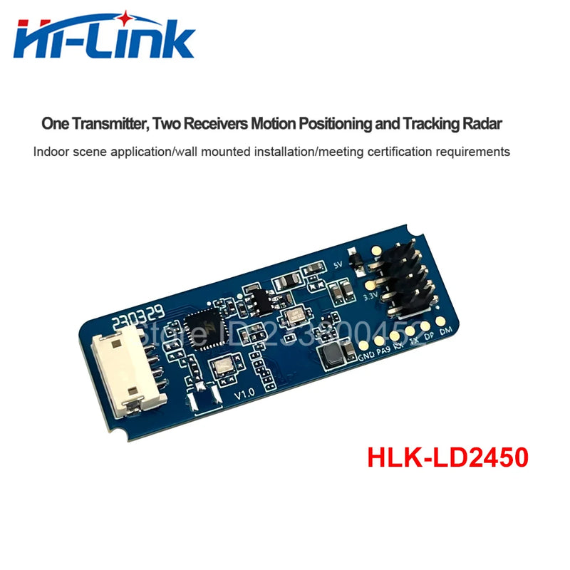 24G Smart House Human Micro-motion HLK-LD2450 Radar Sensor Distance and Speed Tracking Module KIT