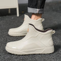 Unisex Short Outdoor Rain Boots, Anti-Slip Wear-Resistant Waterproof Shoes, Casual Wading Boots for Fishing & Work