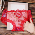 Superior Embroidery Flowers Underwear Women Lace Transparent Briefs Fashion Intimates Sexy Lingerie Panties Ladies Underpants