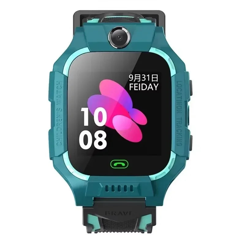 Lenovo 2026 New 5G Waterproof Kids Smart Watch SOS GPS Tracker Sim Card Call Camera Child Watch Gift for Boys Girls iOS Android