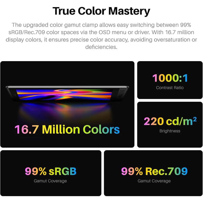 15.6 Inch Screen Huion Kamvas Pro 16 V2 Graphics Tablet Display PenTech 4.0 Stylus 16384 Levels Drawing with Adjustable Stand