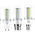 E27 LED Corn Bulb E14 Lamp GU10 Spotlight G9 Ceiling Chandeliers 220V Indoor Home Bedroom Living Room B22 Lights Cool/Warm White