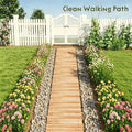 Pool Surround NonSlip Wooden Garden Pathway Curved Decorative Roll Out Walkway Weatherproof Solid Wood Outdoor Walkway Garden