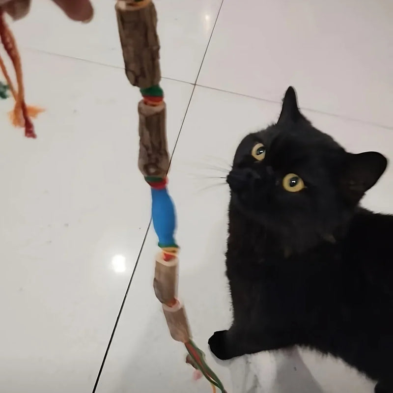 2pcsToy That Attracts Cats To Play - A Natural Cat Toy Made of Rope, Used for Chewing and Dental Care