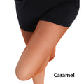 Sexy Latin Tights Leaky Toe Stocking Professional Dance Socks Caramel Cha-Cha Tights Peep Toe Pantyhose Mesh Latin Fishnet Socks
