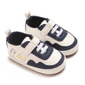 New Color Blocked 0-18M Spring And Autumn Baby Shoes For Men And Women PU Cartoon Printed Casual Sports Soft Soled Baby Walking