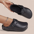 Women's EVA Plush House Slippers Adjustable Straps, Round Toe, Anti-Slip Women's Winter Shoes Suitable for Indoor Outdoor Wear