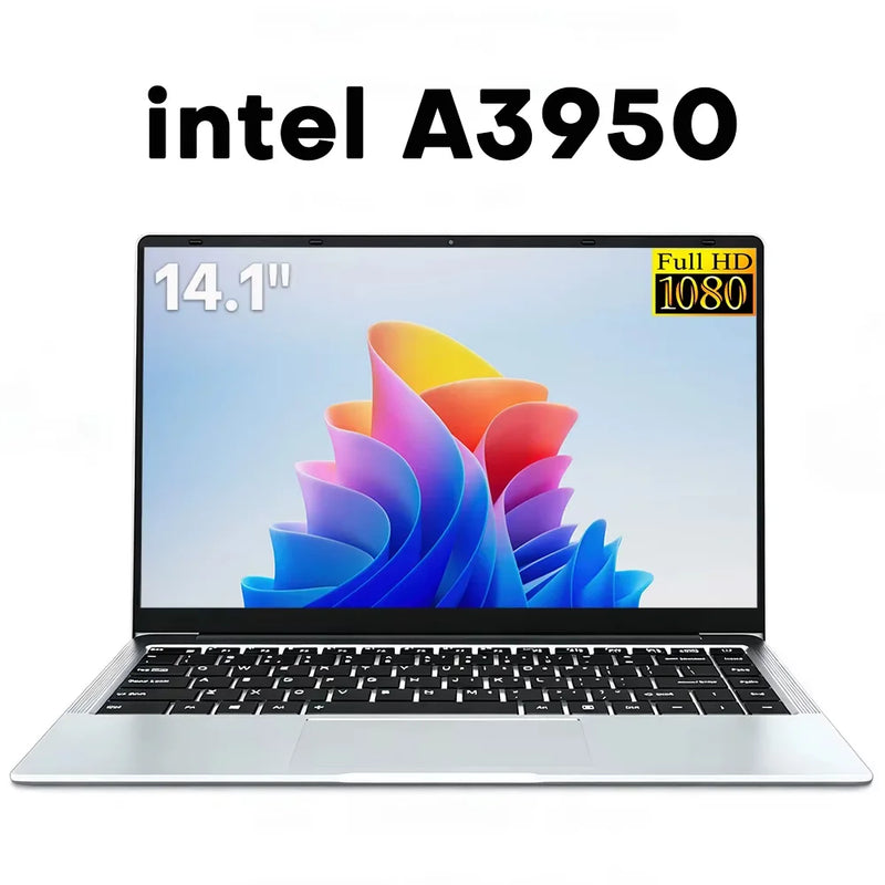 New 14.1" Laptop Computer Intel Core i7 9850H/Atom A3950 Windows 11 Notebook PC 12GB RAM 512GB 1TB M.2 SSD Office Study Computer