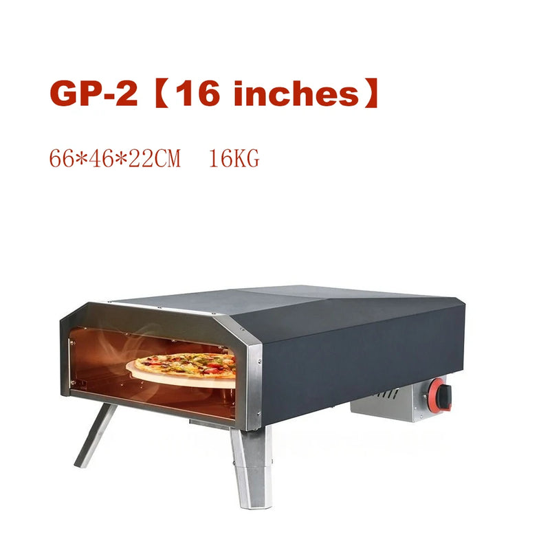 Camping Gas Pizza Oven Foldable Portable Rotating Pizza Oven Outdoor 12 inches 16 inches Pizza Cooking Stove