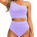 Sexy Single Shoulder Backless Printed Solid Color | SAMAG