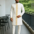 Men Dashiki New In 2-piece Full Pant Sets African | SAMAG