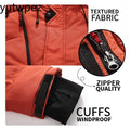 Outdoor Hiking Sports Running Down Jacket Men White Duck Winter Coat Windproof Warm Parka Travel Camping Overcoat Thicken Hooded