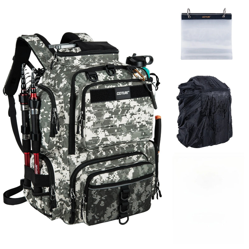 Goture 45L Large Fishing Backpack 900D Water - Resistant - View 24 | SAMAG