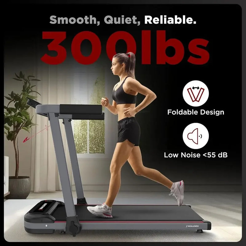 Portable Electric Treadmill with LCD Display - 6.2 Mph - View 5 | SAMAG