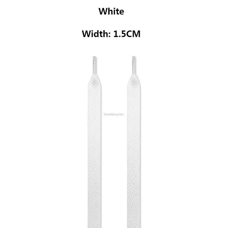 New Flat Shoelaces for Sneakers AF1 Shoe laces Width 1.5cm/2cm/3cm Shoelace luxury brand Laces Shoes 120/140/160cm Strings