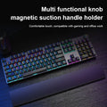 AULA F2088 Mechanical Keyboard Retro Punk 104 Keys RGB Backlit Wired Anti-Ghosting Magnetic Wrist Rest for PC/Mac