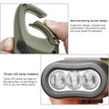 LED Flashlight Hand Crank Solar Powered Rechargeable - View 6 | SAMAG