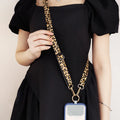 Leopard Print Crossbody Cell Phone Lanyard Strap Neck Cord Mobile phone Lanyards Chain With Universal Gasket for All Phone Case