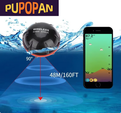 Smart Sonar Fish Finder Wireless Bluetooth Portable | SAMAG