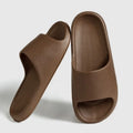 EVA Soft Sole Sandals Flops Man Slippers Solid Color Simple Non-slip Soft Sole Comfortable Shower Slippers Outdoor Couple Shoes
