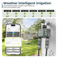 Tuya Wifi+RF433  2 Outlet Smart Garden Watering Timer Drip Irrigation Controller Rainfall Delay Programmable  Works with tuya
