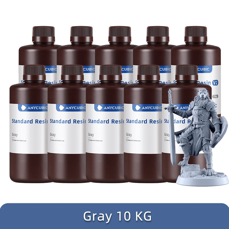 ANYCUBIC 405nm UV Standard Resin / Standard Resin V2 For LCD 3D Printer Photon Mono M7 3D Printing Resin UV Sensitive Resin 1kg