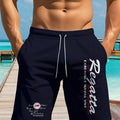 Summer New Style Men's Shorts with 3D Letter Pattern | SAMAG