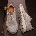 Men's Casual Dress Shoes Fashion Walking Sneakers Mesh Business Oxfords Work Lightweight Soft Sole