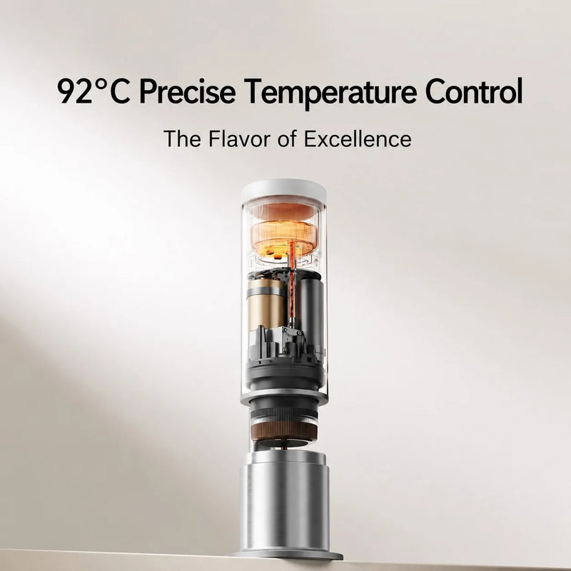 Original Mijia Portable Coffee Machine Mini Handheld Automatic for Home Office Use Capsule Coffee Powder Dual-Purpose