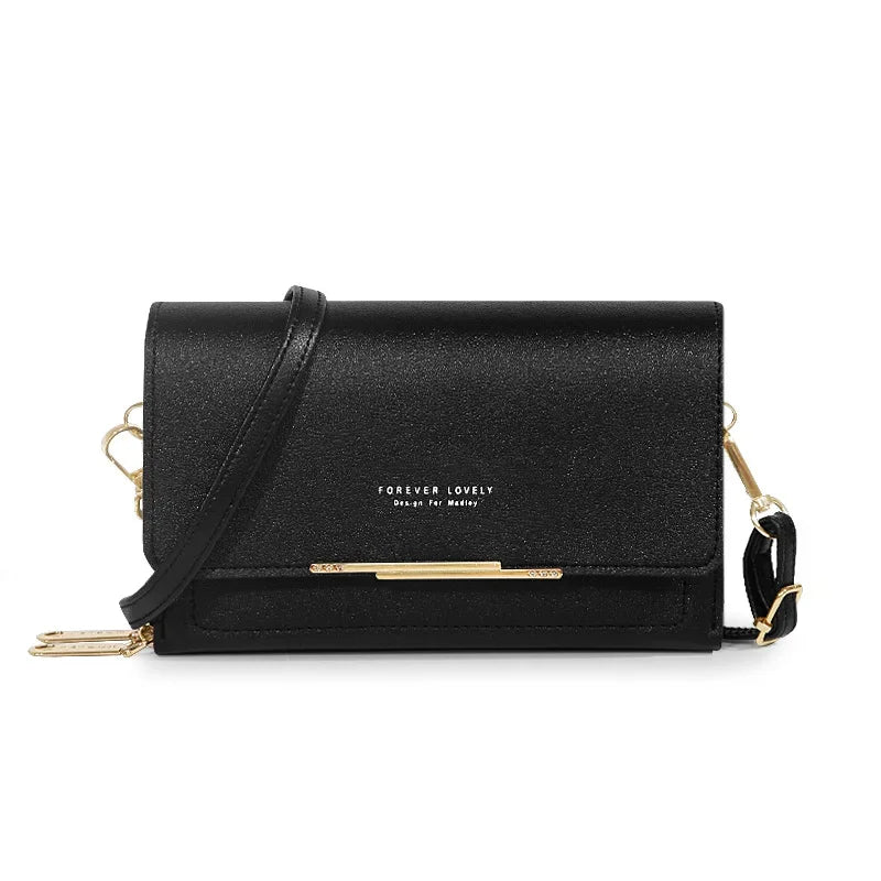 New Women Pu Leather Handbags Female Multifunctional Large Capacity Shoulder Bags Fashion Crossbody Bags For Ladies Phone Purse