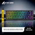ATTACK SHARK X68HE X68Pro He Magnetic Mechanical Keyboard for Pro Gaming 0.01mm Rapid Trigg 8000Hz SOCD/Rs 0.125ms 128K Rate