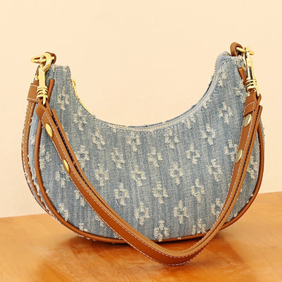 Fashion Denim Hobo Bag Spring/summer Youth Sweet | SAMAG