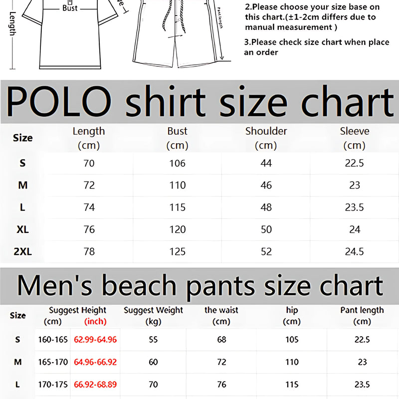 Summer New Men's Polo Shirt Set - Street Casual Fashion | SAMAG