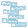 132 Personalized Name Stickers for Kids, Custom Waterproof Name Labels for Bottles, Lunch Boxes, School Supplies