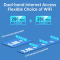 Wifi 6 Adapter AX600/AX300 Bluetooth5.4 Usb 2.4G/5Ghz Antena PC Laptop Dongle 802.11ax Wireless Network - Visuel 4 | SAMAG