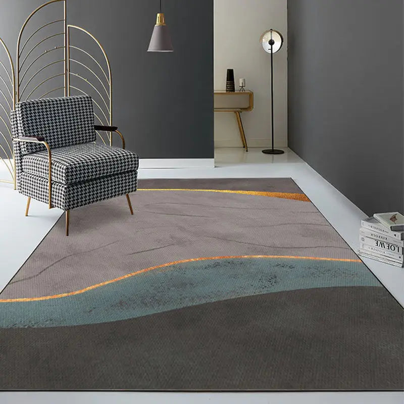 Modern Luxury Rugs Living Room Decoration Home Large Carpet for Bedroom Children's Room Decor Floor Mats Green Porch Doormat