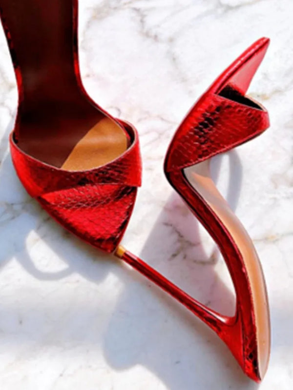 2026Summer New Pointed Thin High-heeled Women's Sandals, Sexy and Comfortable Party Fashionable High-heeled Slippers