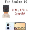 Original Front Facing Selfie Camera For Realme 10 RMX3630 Backside Big Main Rear View Back Camera Flex Cable Mobile Replacement