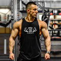 PUSH YOUR LIMITS NO PAIN NO GAIN Gym Vest Mens Bodybuilding Tank Tops Summer Cotton Fitness Sleeveless Shirt Workout Clothing