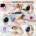 LIGE 2025 New Smart Watch For Women AMOLED HD Screen Watches IP68 Waterproof Heart Rate Monitor Ladies Utra-thin Smartwatch