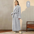 Fashionable double-sided thick plush nightgown women | SAMAG