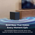 ULTIMEA Poseidon R3T 240W 2.1ch Soundbar with Wireless Subwoofer, BassMX & VoiceMX, App Control, Soundbar for Smart TV, HDMI