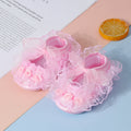 1 Pair of Baby Non - Slip Toddler Shoes, Cute Lace Flower - View 3 | SAMAG