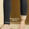Thicken Fleece Lined Thermal Pants Men Slim Fit Double Sided Brushed Velvet Inner Wear Seamless Cold Resistant Autumn Pants Set